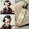 Gift Hand Carved Book Lovers Horror Novels Horror Bookmarks Half-Length Figure Figure Sculpture