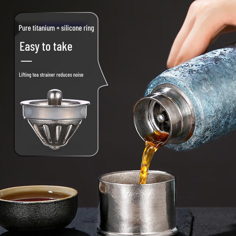 MCCULLEN Pure Titanium Double-Layer Insulated Water Bottle