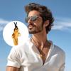 American olive wood Crosses necklace Handcrafted Handheld Prayer Encouragement Pendant portable grip for Kids and Adults Prayer