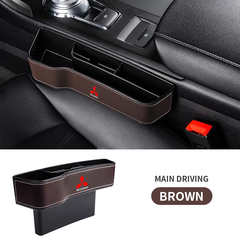 Multifunctional Organizer Car Front Seat Crevice Storage Box For Mitsubishi Lancer 10 Asx Outlander 3 EX Pajero L200 Galant EVO