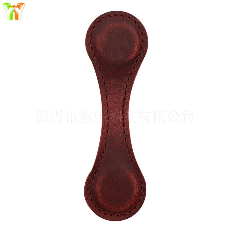 Promotion Gift Personalized Logo Leather Bookmark Leather Magnetic Bookmark Handmade Reader Gifts Bookmarks