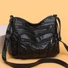 Fashionable Crossbody Single-shoulder Bag, PU Retro Color Goddess Tote Bag