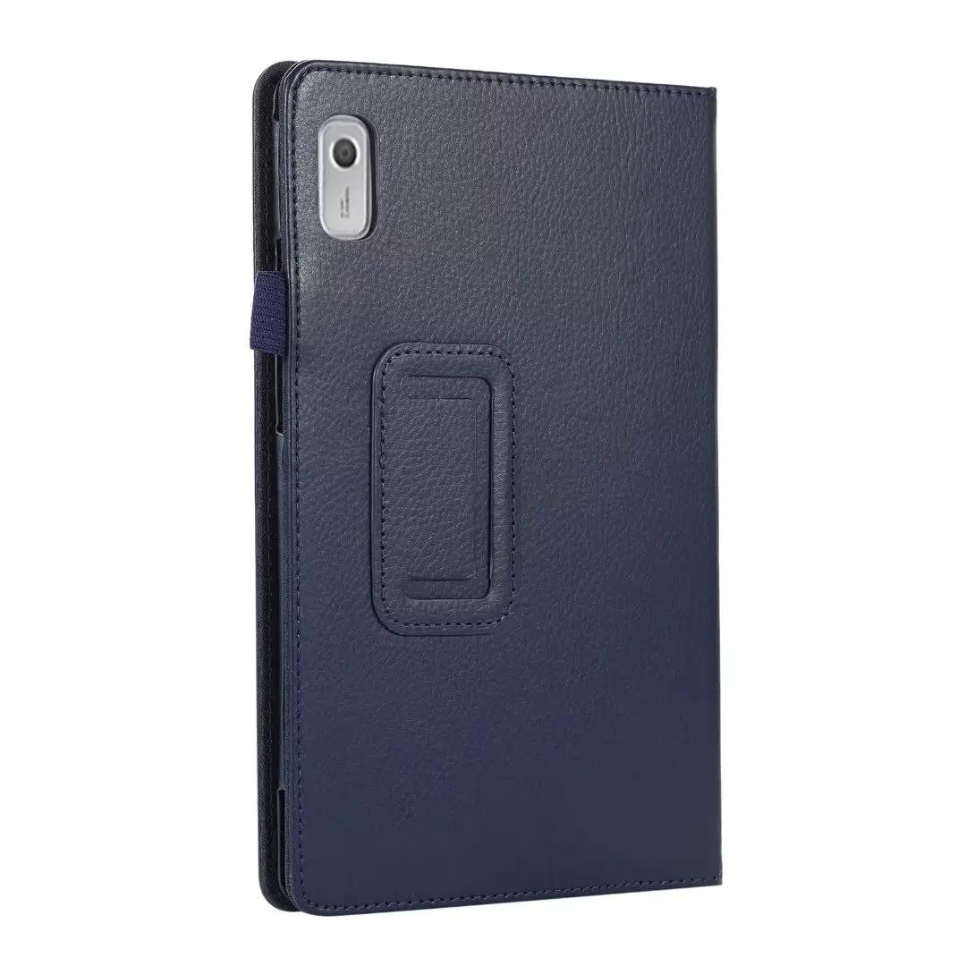 

Чохол для Lenovo Tab M9 TB-310 9 Slim Folding Stand Flip Case PU Leather for Tab M8 4th TB-300FU M8 M8 3rd 8.0inch Cases Tab M9 TB-310FU темно-синього кольору