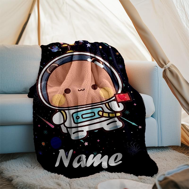 Coperta Personalizzata con Nome - Design Stampa Bubu Dudu, Coperta per Divano, Letto, Viaggio, Campeggio - Morbida e Calda, Ottimo Regalo