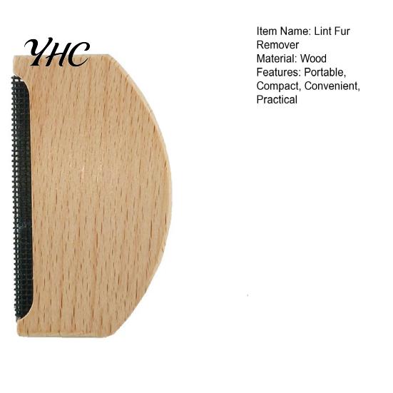 Fabric Pill Remover Cashmere Comb Wooden Sweater Fuzz Wool Pilling Scraper Clothes Fluff Defuzzer Lint Removal Cleaning Brush for Portable