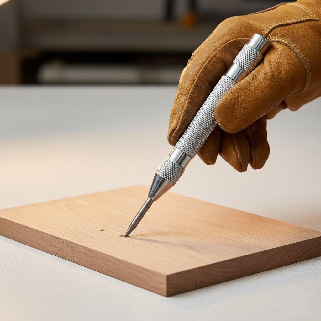 

Automatic Center Punch Woodworking Metal Steel Hole Self Pin Mark Spring Loaded Dent Marker Hand Tool Carpenter серебряный