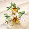 Fourcart Cute Handmade Glass Craft [Owl Nest Tree] X 3-Piece Set