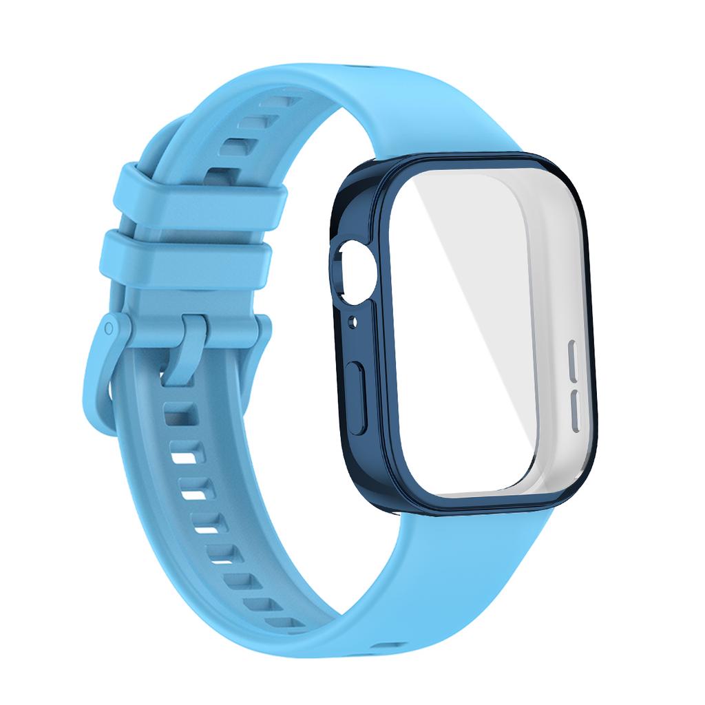 Für Huawei Watch Fit 3 Armband Weiches Silikon Sportuhrband + TPU Weiche Hülle Atmungsaktives Smartwatch Armband Für Huawei Fit3 Correa