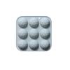 9 Cavity Football Soccer Shape Chocolate Mold Silicone Baking Mold for Sports Party Treat, Birthday Cakes & Cupcakes