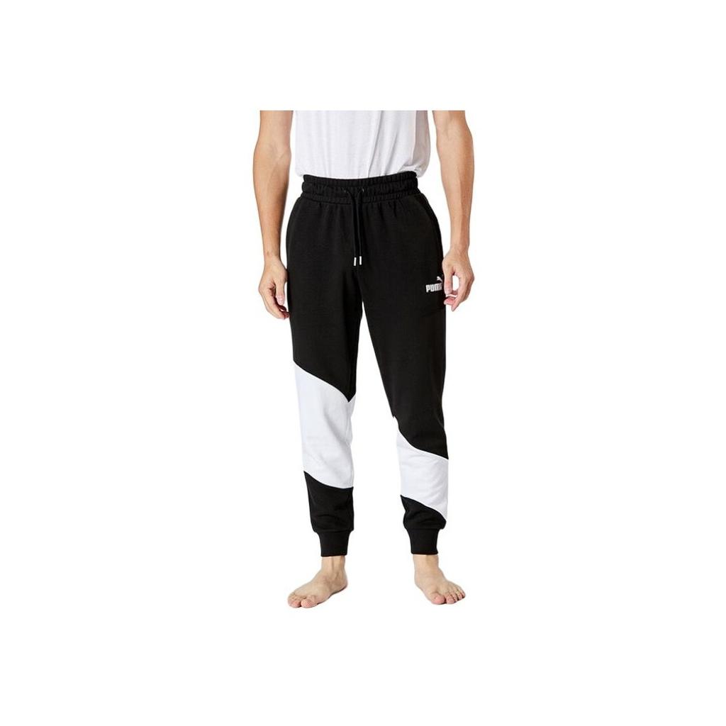 PUMA Logo Training Knit Track Pants Men Bottoms 675667-01