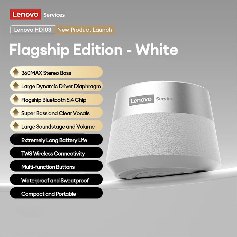 

Original Lenovo HD103 Bluetooth 5.4 Speaker Portable Mini Wireless Speaker High Quality Stereo Sound TWS Outdoor Bass Audio for Phone PC NEW