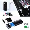 Empty Portable 18650 Bank Power Battery Holder External Box Case DIY Tool Kit