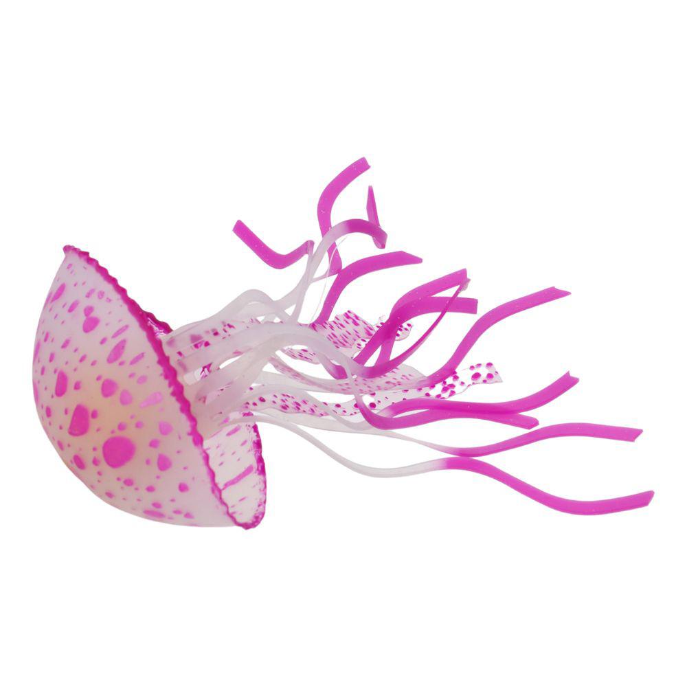 Silicone Glow Ornaments Fluorescent Jellyfish Soft Aquarium Decorations Aquarium Decoration