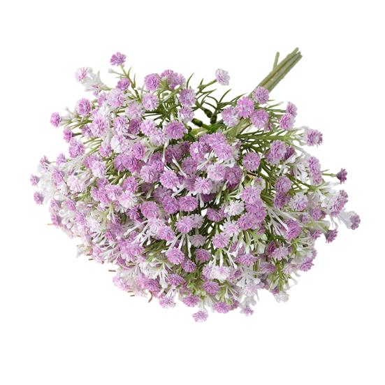 7 Bundles Baby's Breath Artificial Flower Faux Silk Gypsophila Flower Bouquet for Wedding