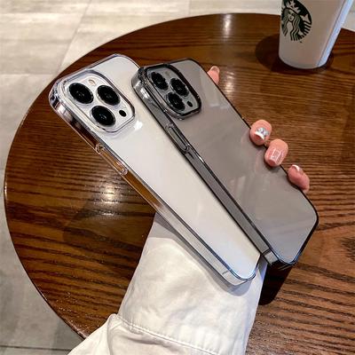 Ultra Thin Clear Soft TPU Case For iPhone 14 13 12 11 Pro Plus X XR XS Max 8 7 6S 6 Plus Luxury Transparent Shockproof Protective Cover