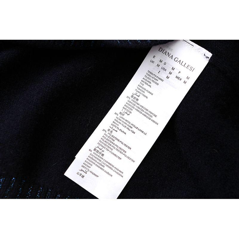Export Export Intellectual Cashmere Quality Wool Knitwear Fall and Winter Flare Sleeve Underwear Blouse Fashion Mom Wear