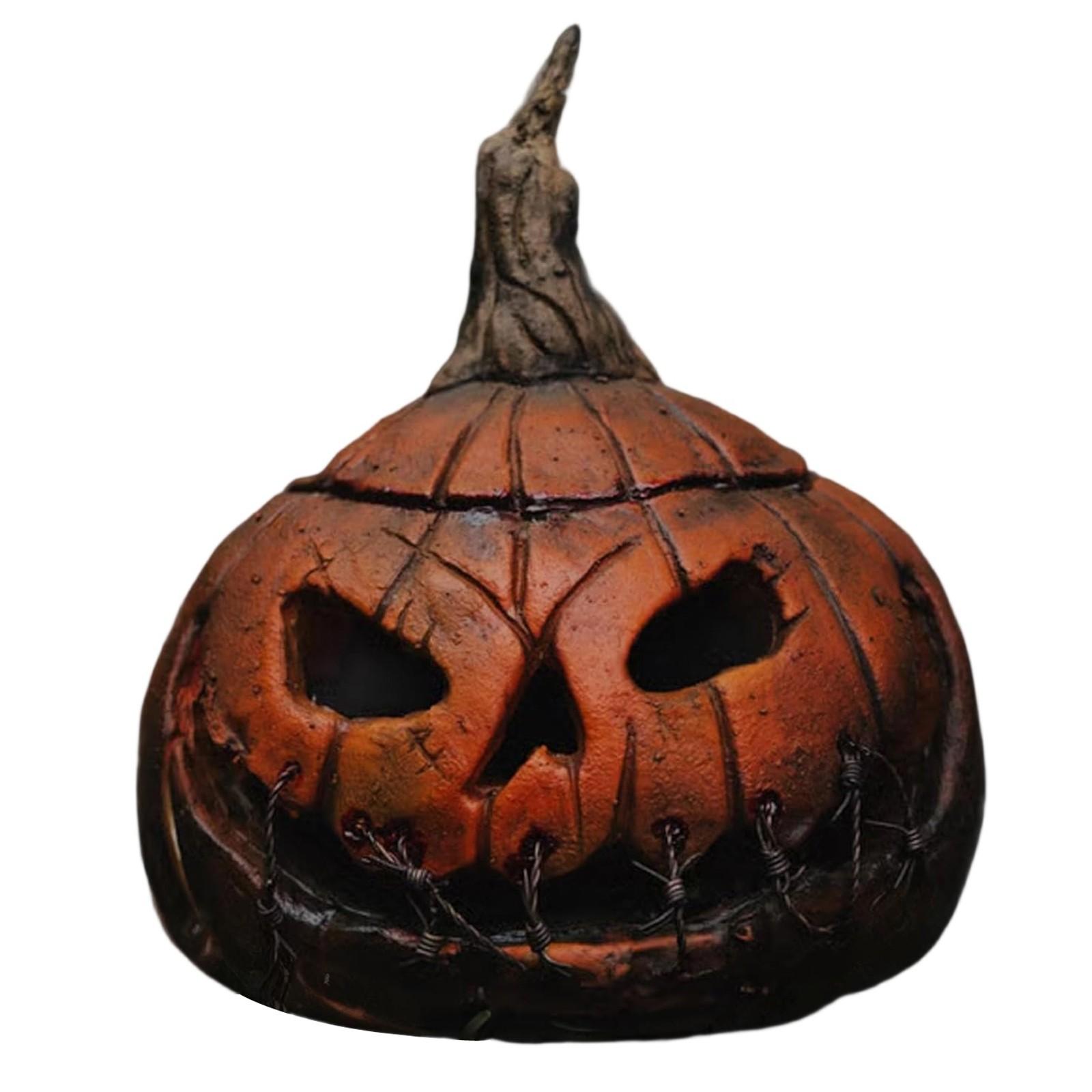 

Bloody Accented Pumpkin Halloween Decor, Handmade Halloween Scary Pumpkin Ornaments, Halloween Classic Decoration Elements, Horror Weird, One Size