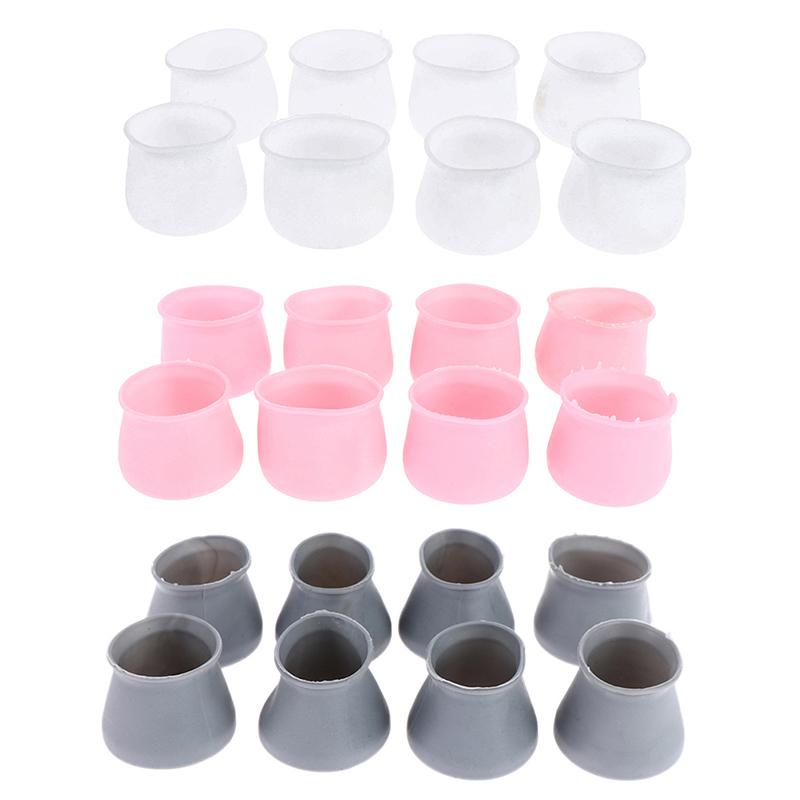 8Pcs Silicone Chair Furniture Leg Feet Cap Cover Protection Table Pad Protector