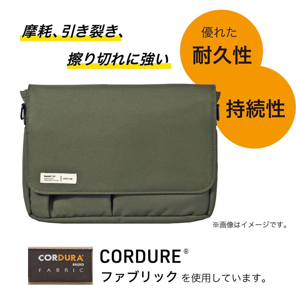 LIHIT LAB Smart Fit Carrying Pouch, A5, Black, A7575-24