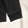 Li Ning Knitted Stand Collar Fleece Sports Casual Cardigan Sweatshirt Men sweatshirt Black AWDTE83-1