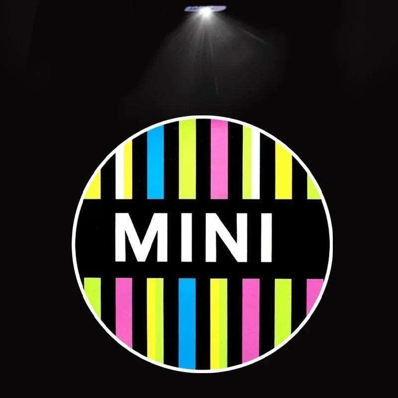 2 Stück Für BMW MINI Cooper One S JCW R56 R55 R53 F55 F56 R57 R60 Auto Tür Willkommensleuchten HD LED Laser Projektorleuchten Zubehör