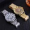 1PC Casual Business Watch Hollow Mechanical Gear Watch Men's Quartz Watches Fashion Gift