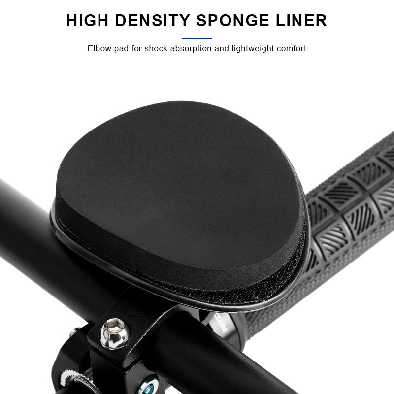 Opěrka na kolo TT Řídítka Klip Loketní podložka Houba s vysokou hustotou Triatlon Časovka Triatlonová řídítka MTB Silniční kolo Řídítka Loketní podložky