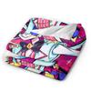 Warm Soft Blanket Travel H-Hazbin Hotel Bedding Throws Flannel Bedspread For Home Decor Graphic Sofa Bed Cover