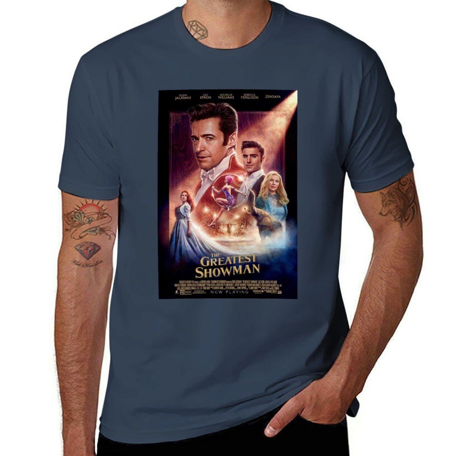 Vintage Photograp The Greatest Showunisex Awesome For Music Fan Tshirt Work Wear Breathable Tee S