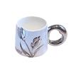 Tulpe Kaffeetasse High-End Exquisite Keramiktasse Paar Haushalt Wasserbecher Neuer Stil Damen Hohe Optik