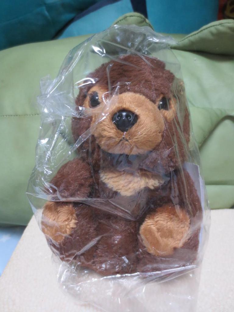 [USED] Rare Discontinued Fluffy's Plush Teddy Bear, Small, Sun Lemon