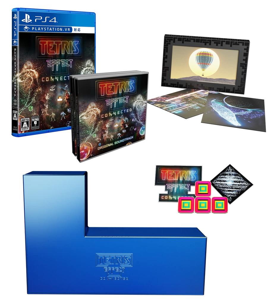 Effect Connected Edition PS4 Deluxe Tetrimino Soundtrack CD Digital Download Enamel Pin Badge of Postcard Set of 32 Tetris® Collector's - [Bonus