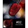 18-Color Ultra Bright Crushed Diamond Glitter Nail Gel Polish