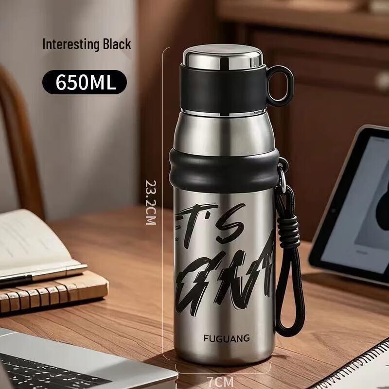 

FUGUANG Chenyue 650ML Stainless Steel Flip-top Insulated Bottle