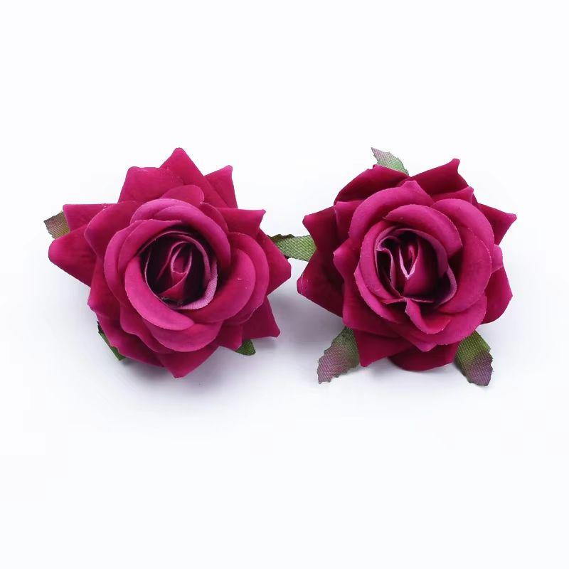 100 pieces Wholesale cheap roses wedding decorative flowers wall home decoration accessories Artificial flowers a cap gifts box