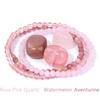 4mm Natural Stone Beads Bracelet With 3pcs Stones Rose Quartzs Amethysts Red Agates Turquoises Opal Bracelet Set For Women Men