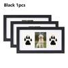 Pet Paw Print & Photo Frame Kit Clean-Touch Inkless Pad for Dogs & Cats Baby Hands Footprint Paw Keepsake Memory Display