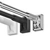 Carbon Steel Clothes Hanging Rail Stretchable Wardrobe Rod New Extendable Pole  Bathroom