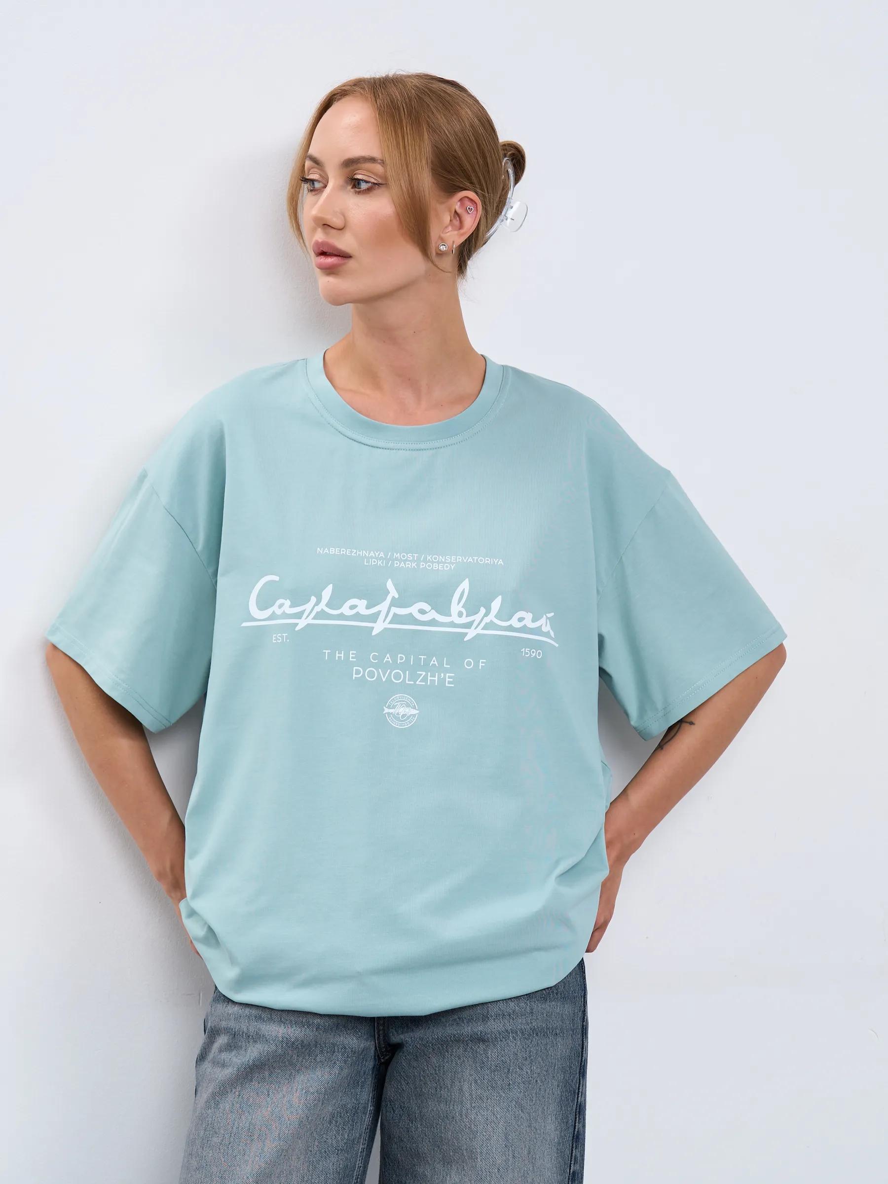 Oversized print T-shirt S