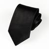 Black Lazy Zipper Tie Men's Business Dress Work Professional Tie Team Performance Studio Shirt Accessories
