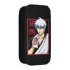 Gintoki Gintamas Pencil Case Fun Anime Pen Box Bag Student Large Storage Office Cosmetic Pencilcases