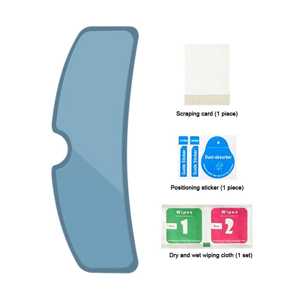 Universal Motorcycle Helmet Clear Patch Film Anti-fog Film Motocross Film Sticker And 1PC Coating Nano Helmet Rain W8U0