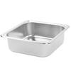 336x336x125mm RV Sink 304 Stainless Steel Large Capacity Scratch Resistant for Camper Yacht Boat