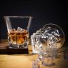 310ml Square Transparent Glass Cup with An Ice Cube Bottom Design That Is Extremely Unique Simple Style Perfect Birthday Gift