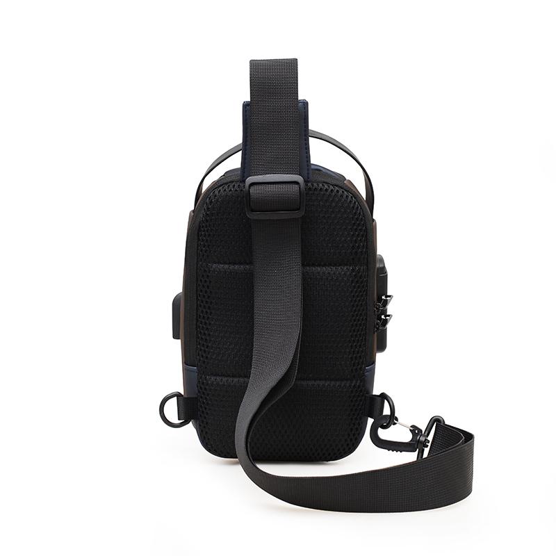 Anti-Theft Crossbody Bag Men's Chest Bag Mobile Phone Bag Waterproof Business Commuter Shoulder Bag