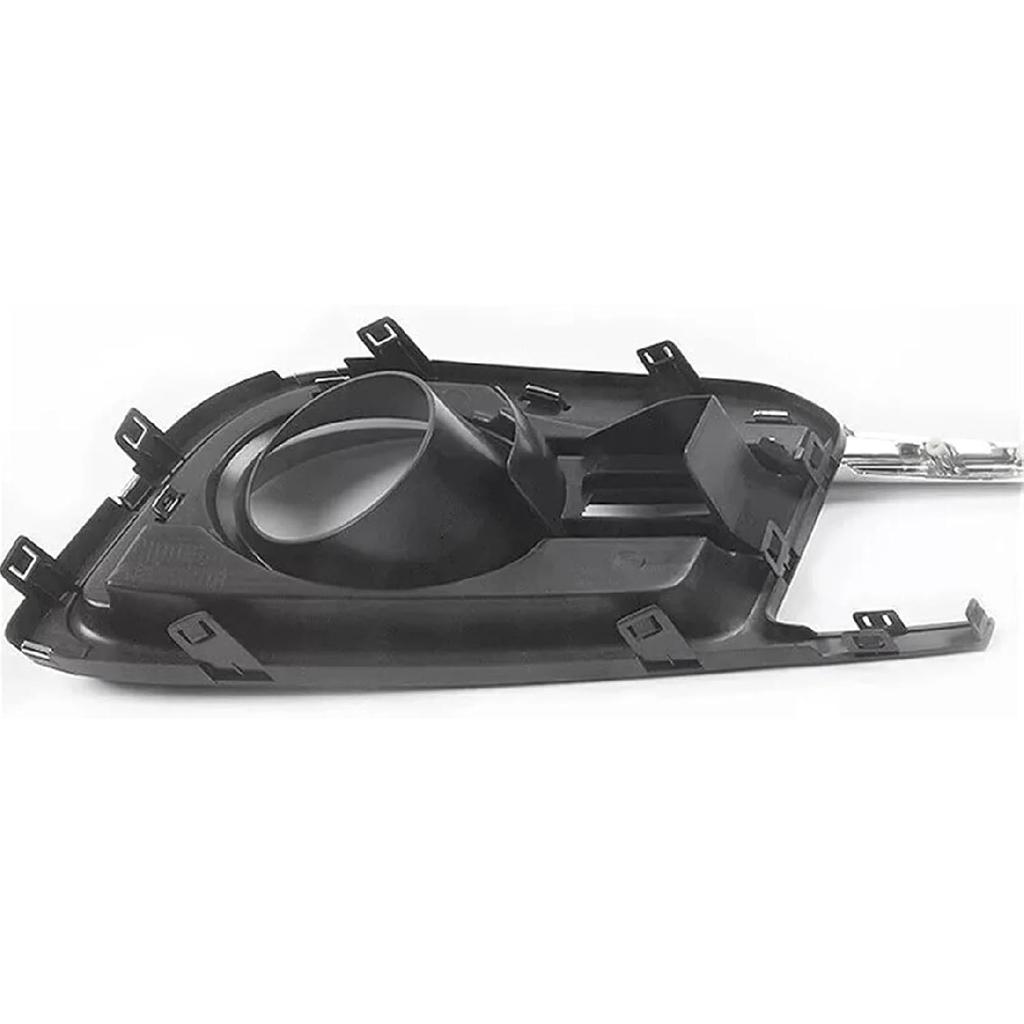 Car Front Bumper Fog Light Cover with Chrome Trim Strip Compatible for Suzuki Ciaz 2015-2017 Car Fog Lamp Grille Bezel(1 Pair)