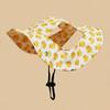 Summer Pet Cat Sun Hat With Ear Holes - Cute Kitten Fisherman Cap For UV Protection Breathable Outdoor Sunshade Cap For Cats
