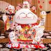 Lucky Cat 2025 Model: Automatic Waving Hand Ornament for Business Prosperity and Home Decor