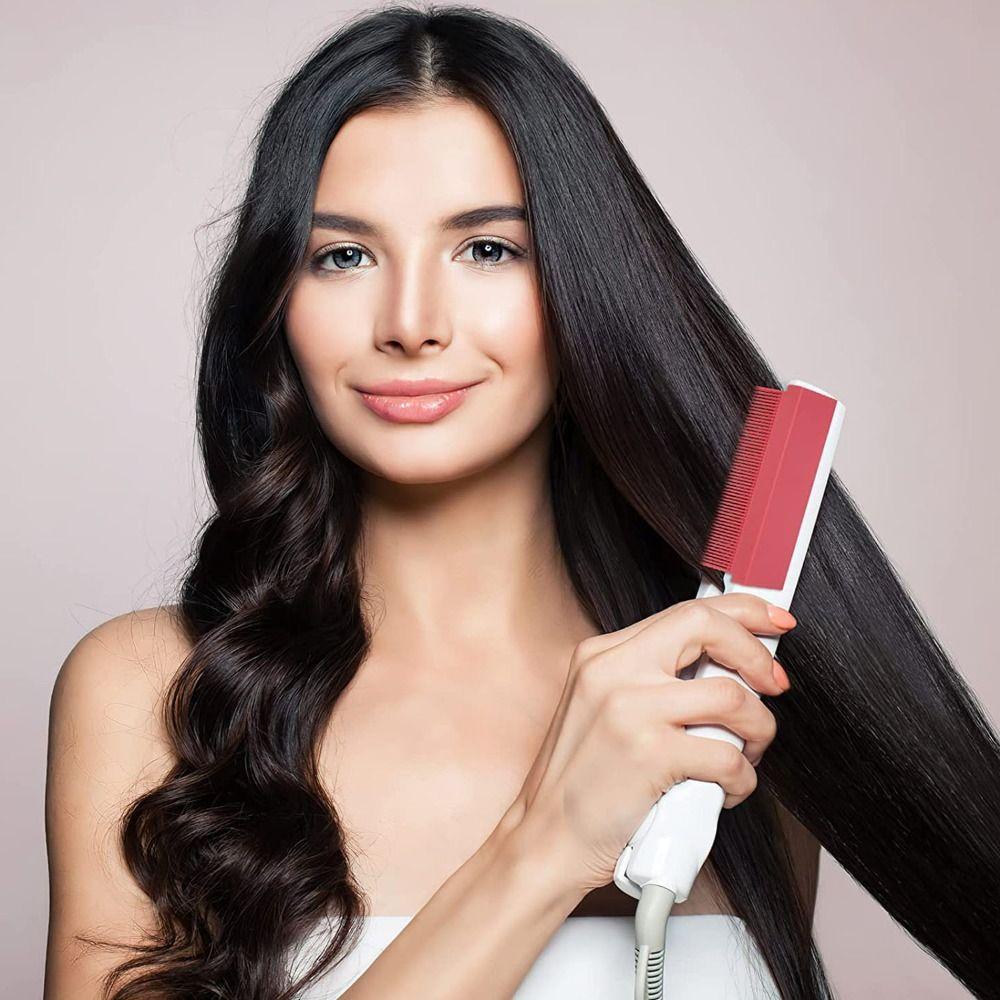 Multifunctional DIY Styling Tool Straightening Comb Attachment Comb Hair Straightener Hairdressing