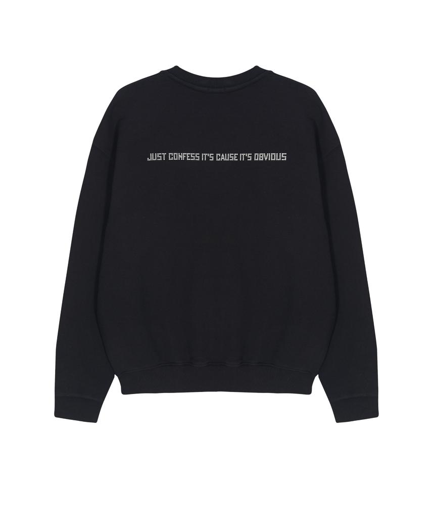 ASIF CALIE Gurls Just Sweatshirt Black